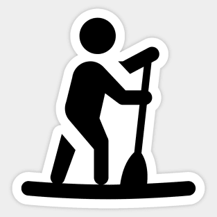 Tribute to SUP - Stand Up Paddling Sticker